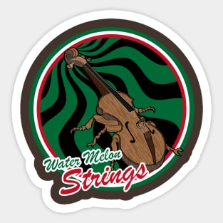 Water Melon Strings Sticker